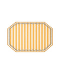 Lauro linen placemat – Stain resistant – Blue striped