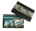 Doos met 2 geurende sachets - groene Toile de Jouy