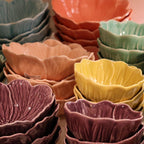 Flora - Bowl – Salmon - Ø 17 cm