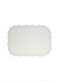 Vlekwerende Linnen Placemat – 50x35 cm - Lichtblauw