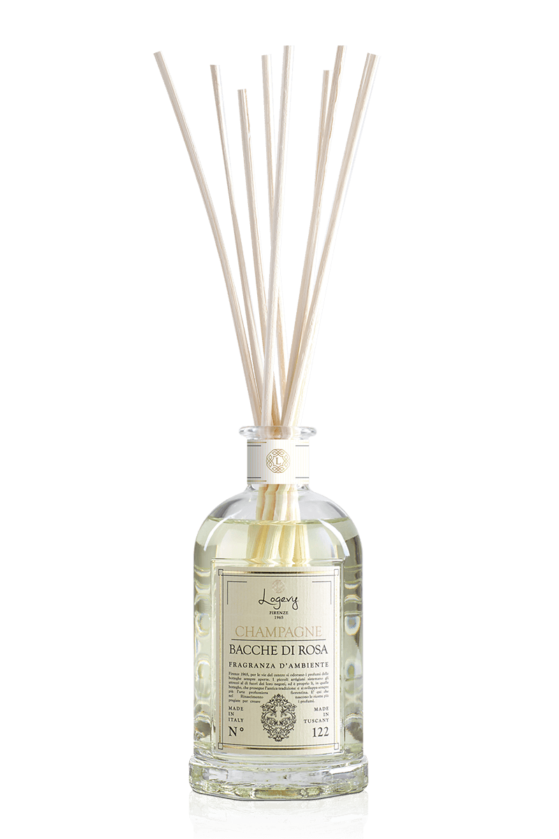 Geurstokjes - Champagne e Bacche di Rosa– 250 ml