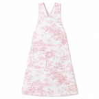 Japanese kitchen apron Toile de Jouy