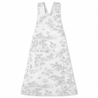 Japanese kitchen apron Toile de Jouy