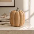 Decorative Ceramic Pumpkin - Calm Orange - Ø18 x H21 cm
