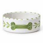 'Vero Amico' dog bowl green – Ø 17 x H 7 cm