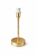 Bamboo Table Lamp Base – Gold (25 cm)