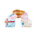 Likio Happy Gingerbread mini hair claws shaped like gifts with bows