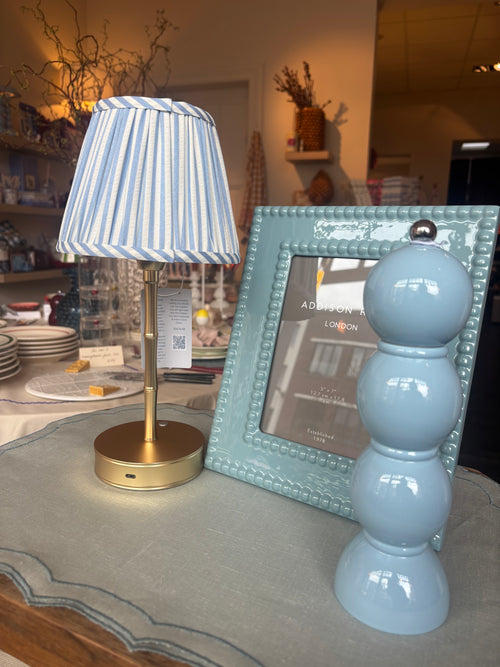 Bamboo Tafellamp Basis – Goud (25 cm)