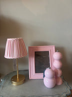 Bamboo Table Lamp Base – Gold (25 cm)