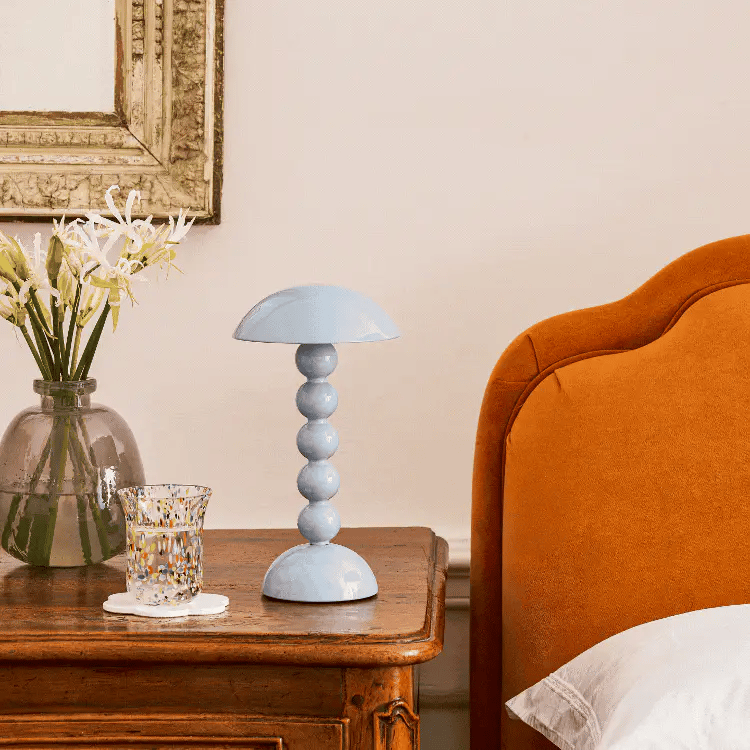 Bobbin LED Tafellamp – Lichtblauw