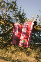 Keukenhanddoek- Lucette Red (set van 2) - Rode Tulpen