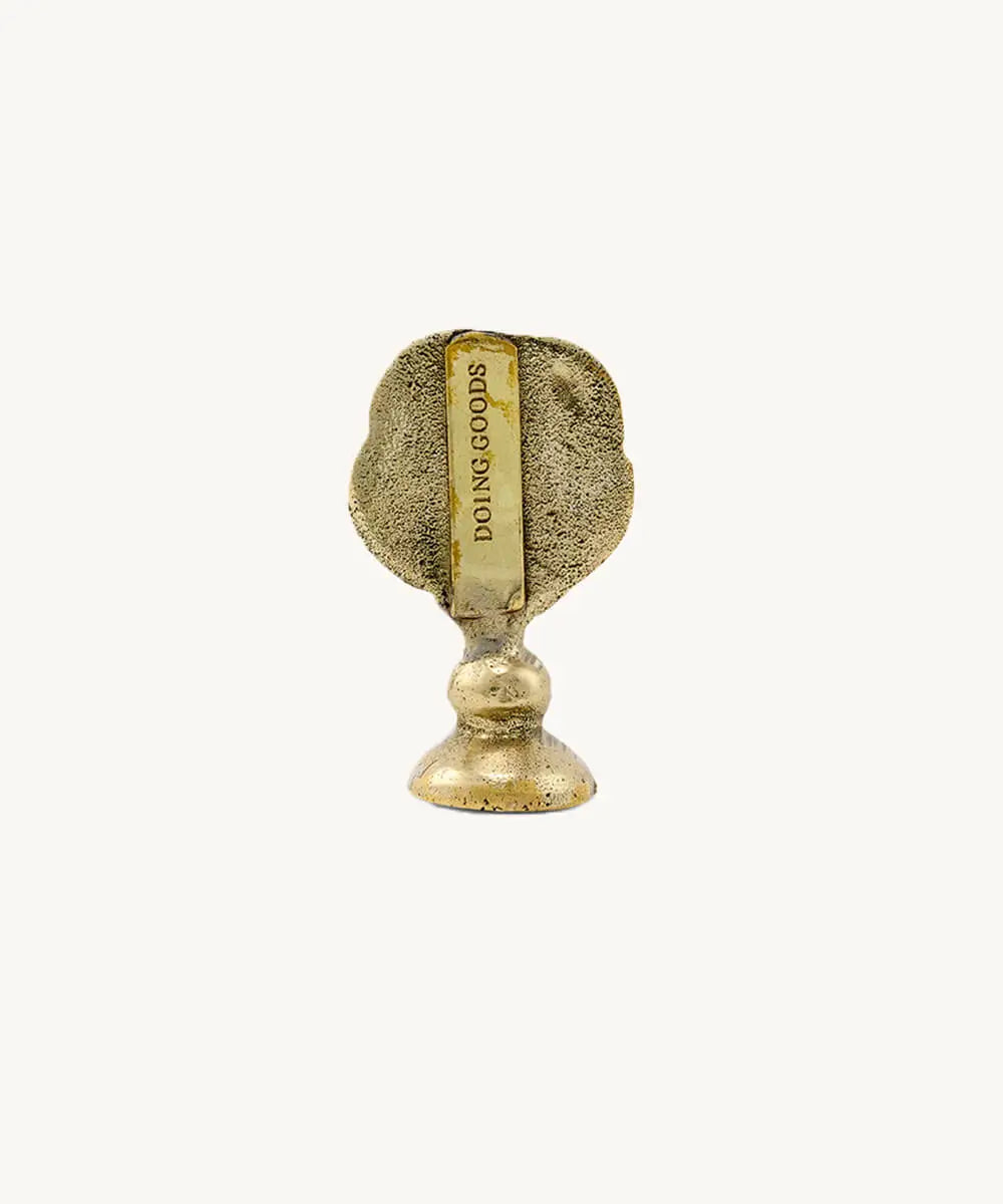 Mia Poppy Kaarthouder – Goudkleurig Messing – 5 x 3 x 1,8 cm