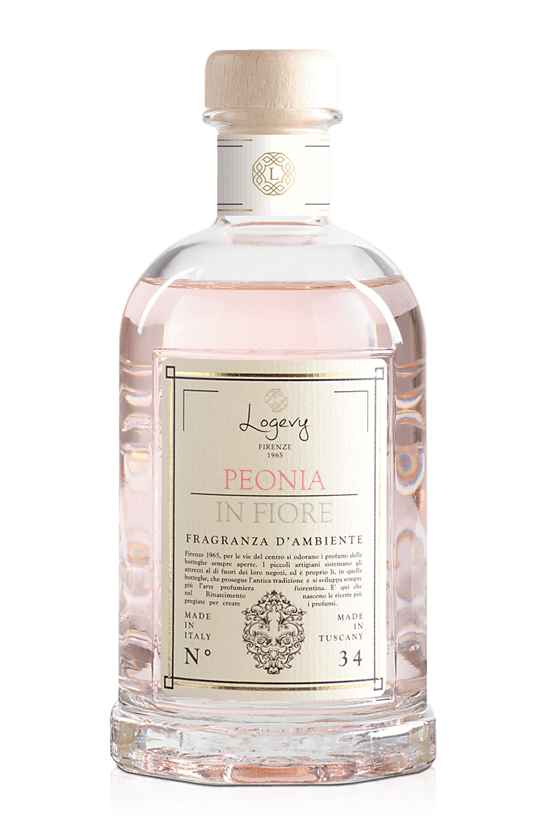 Geurstokjes - Peonia in Fiore (250 - 1000ml)