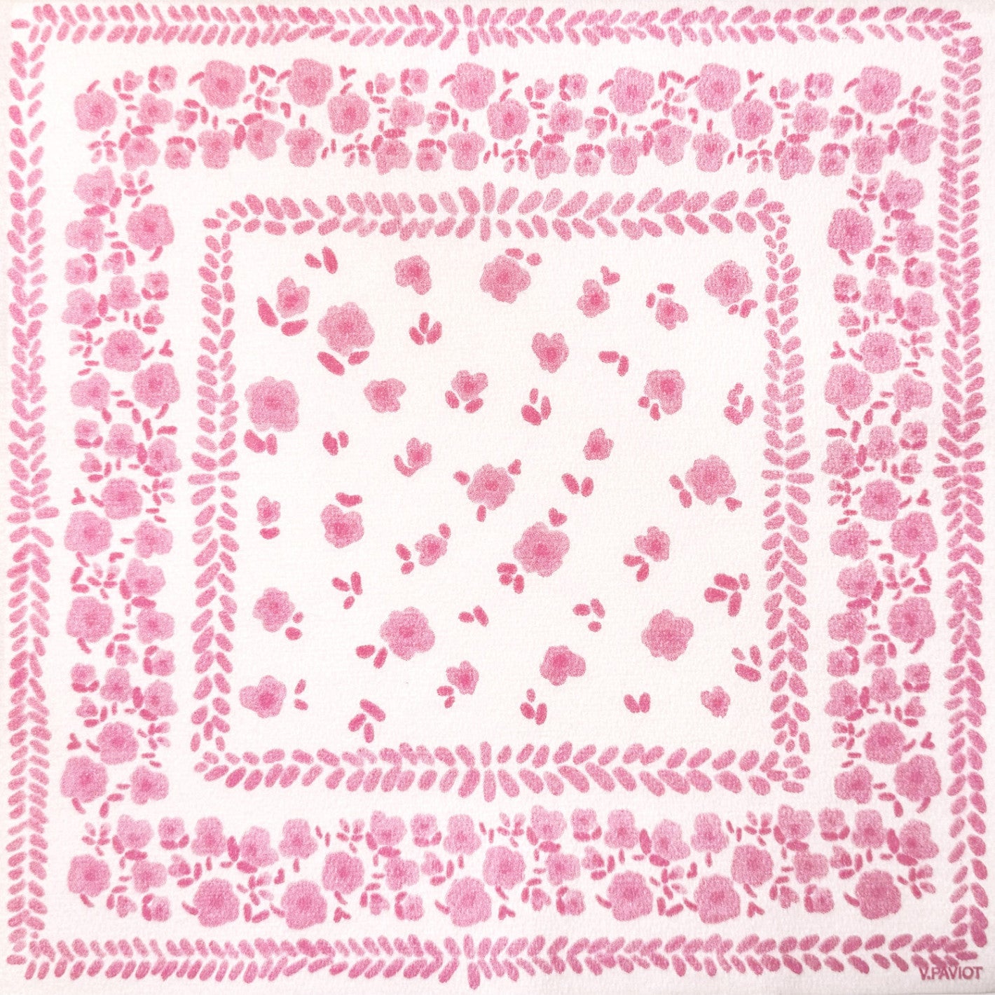 Servetten - Bandana Rose - 40x40