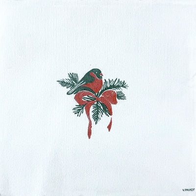 Paper Christmas and winter napkins 40x40