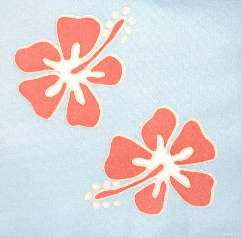 Servetten - Hibiscus Bleu - 40x40
