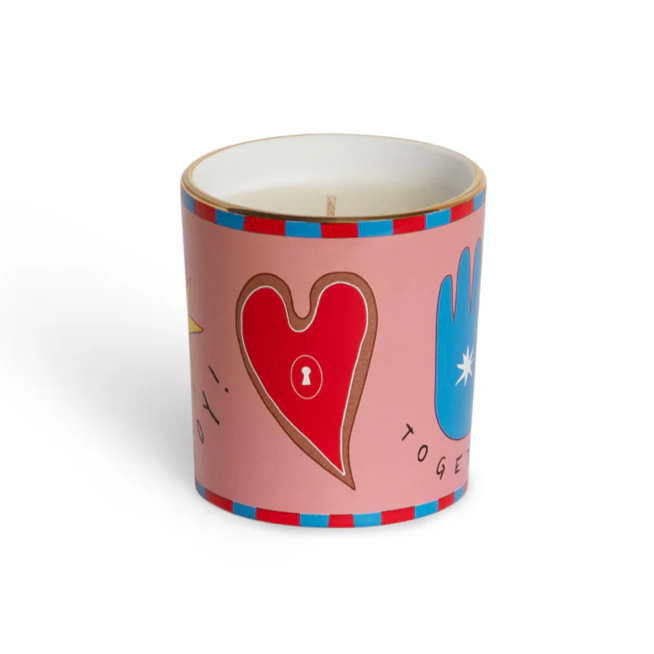 Pangea - Geurkaars - "Joy" - Ø 9,5 cm