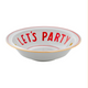 Porseleinen Kom "Let's Party" -  Ø 21 cm