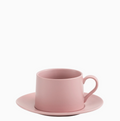 Tea Cup with Saucer – Pink 43.5 cl