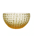 Crystal bowl – Lemon yellow – 24 cm