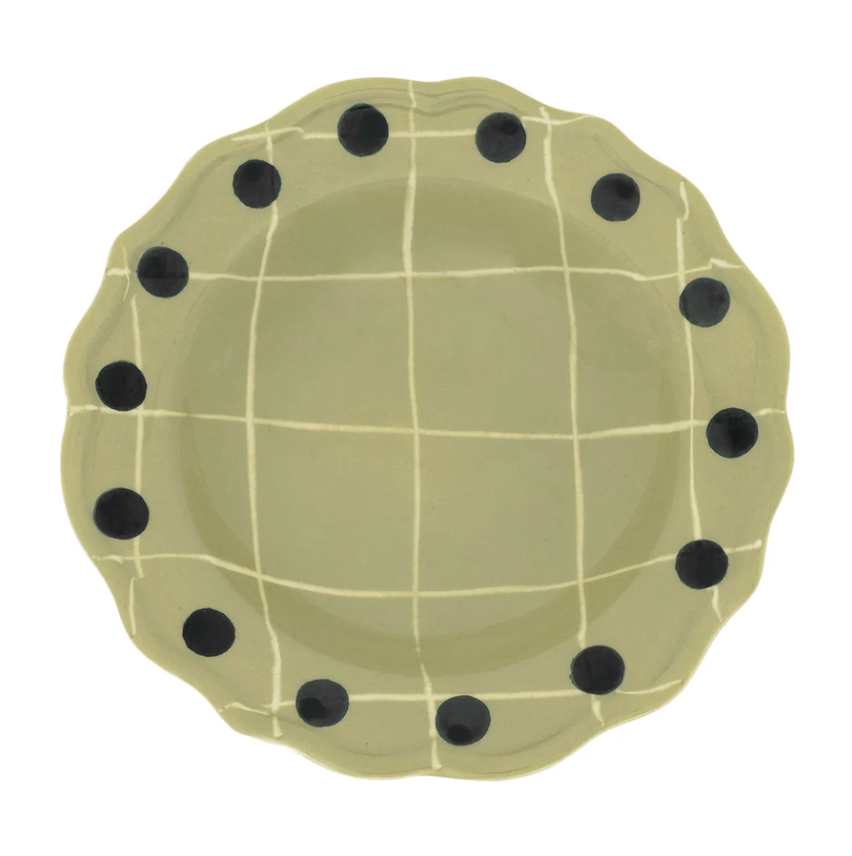 Quadri - Diep bord - Groen - Ø 23 cm