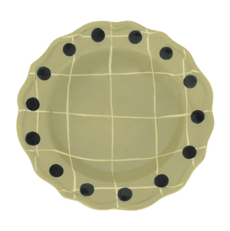 Quadri - Diep bord - Groen - Ø 23 cm