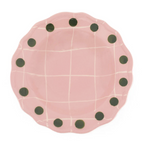 Quadri - Deep plate - Pink - Ø 23 cm