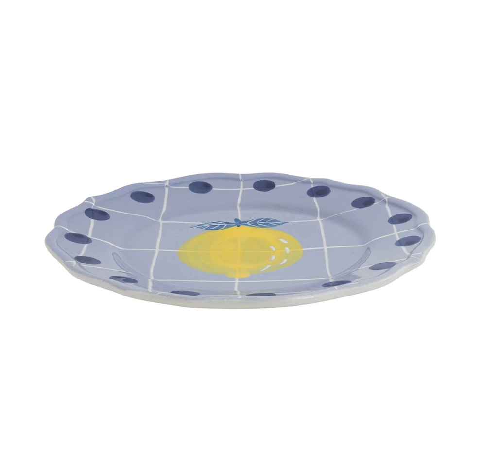 Quadri - Breakfast plate - Purple - Ø 22.5 cm