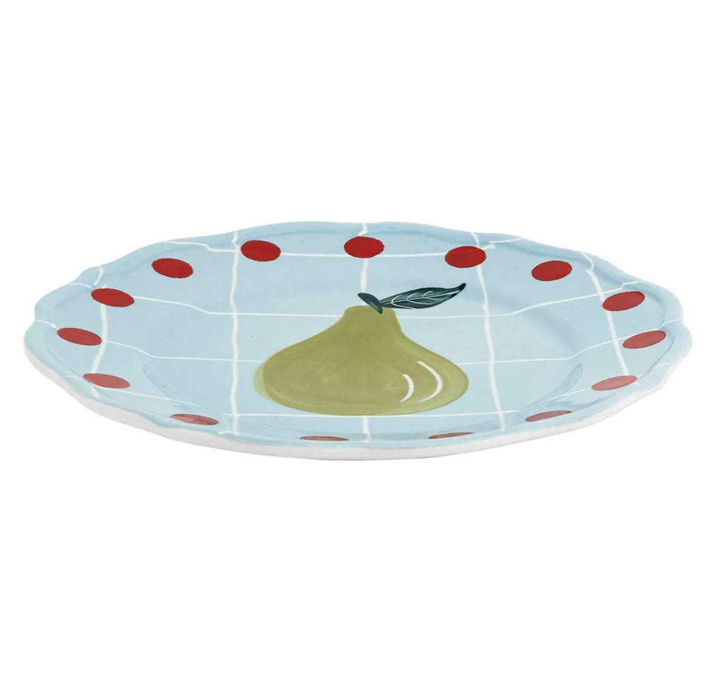 Quadri - Ontbijtbordje - Blauw - Ø 22,5 cm