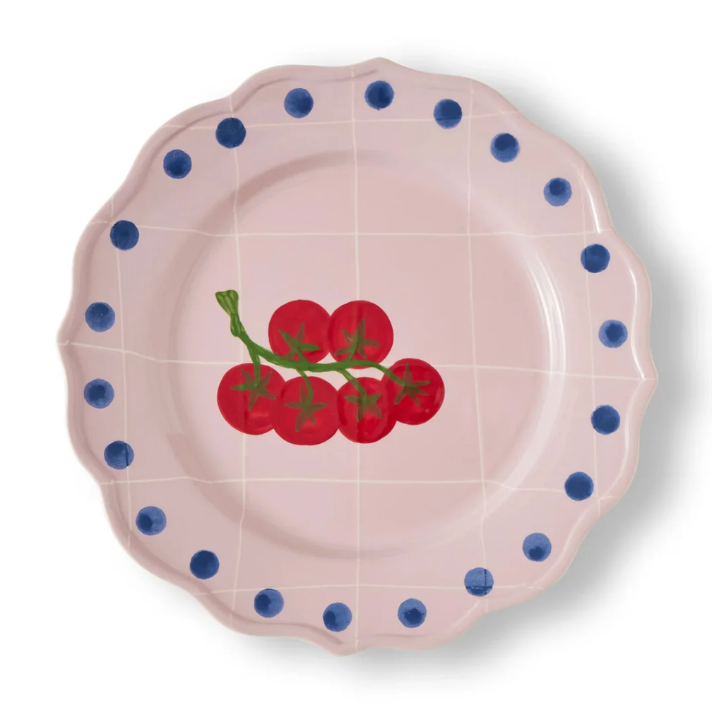 Quadri - Serving Plate - Pink - Ø 30 cm