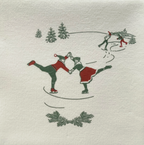 Papieren kerst- en winterservetten 40x40