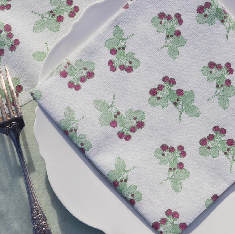 Servetten - Frambozen - 40x40