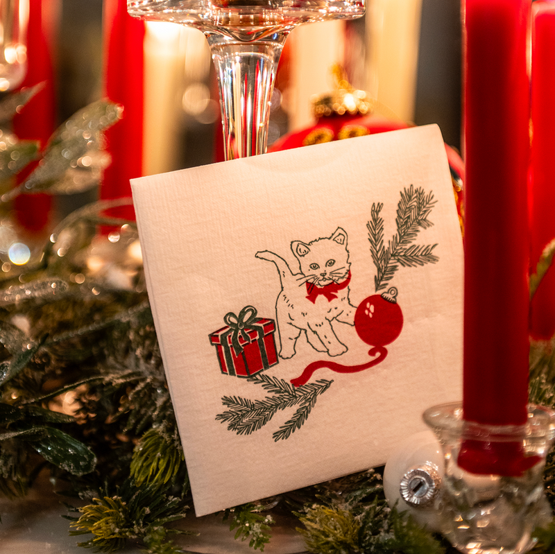 Servetten - Katje - 25x25