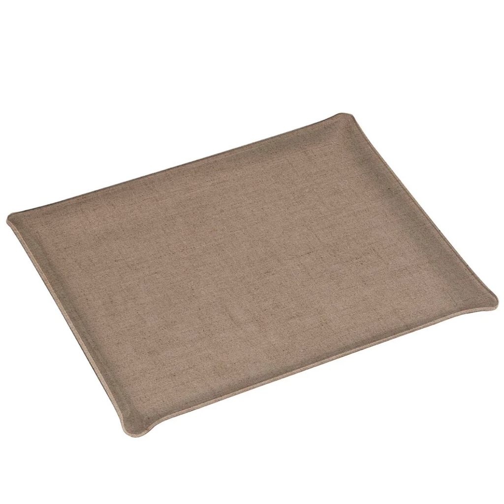 Linen Tray - Beige - 46x36 cm
