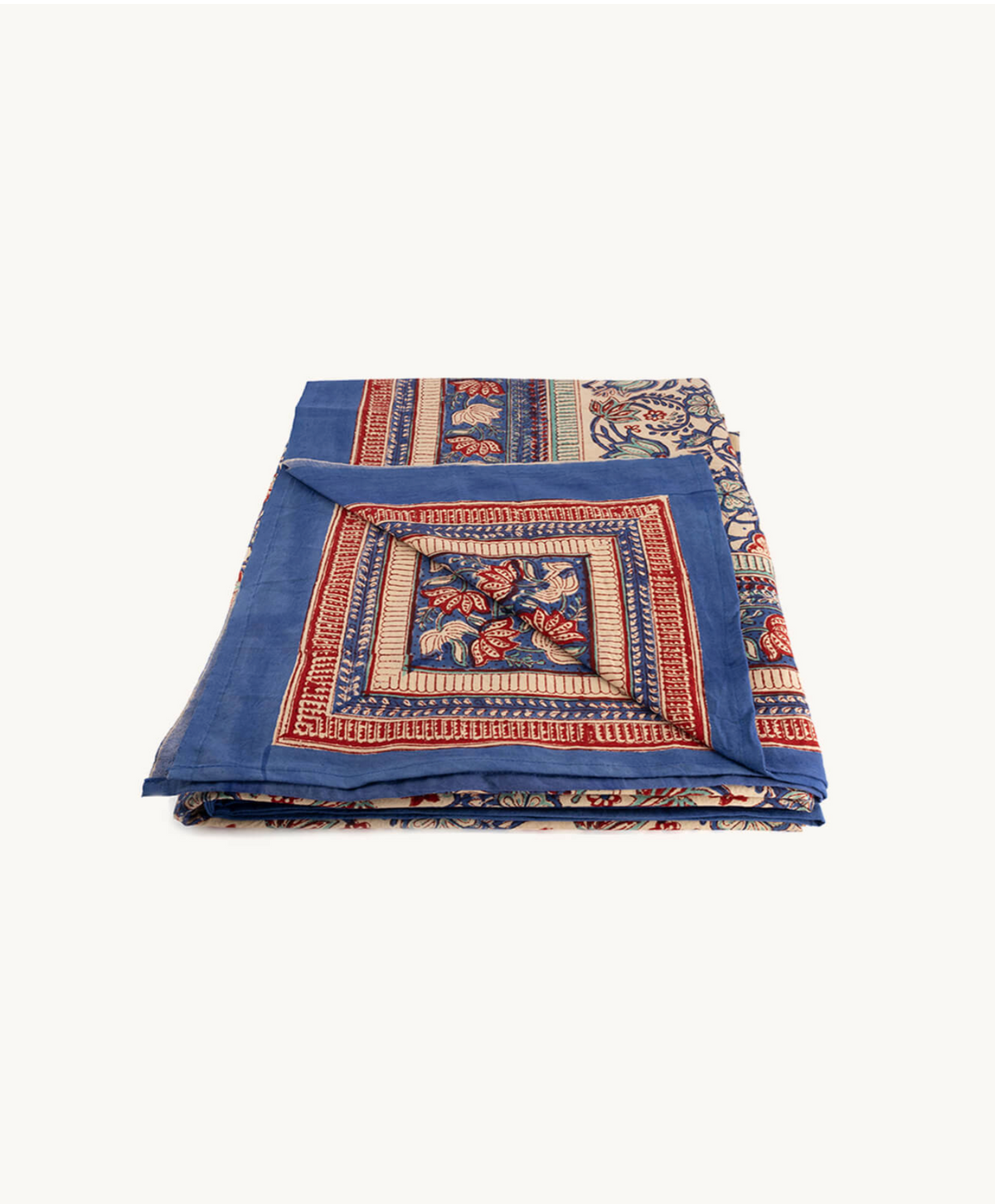 Hand-printed tablecloth "Bluebell" - 2 sizes