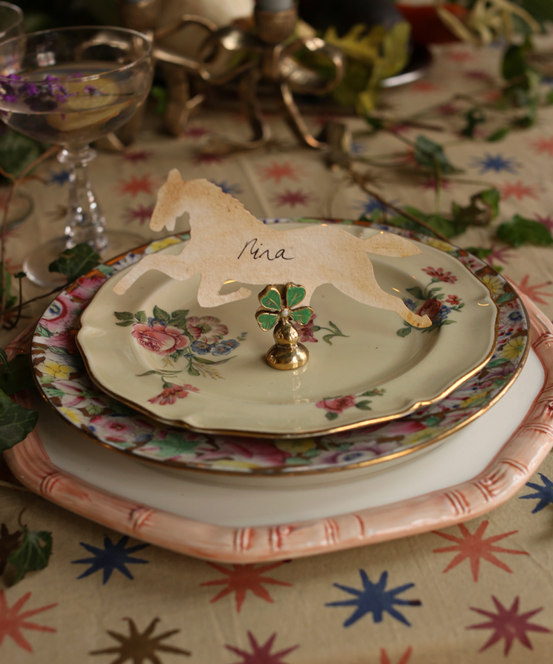 Kaart- en fotohouder "Klavertjevier"