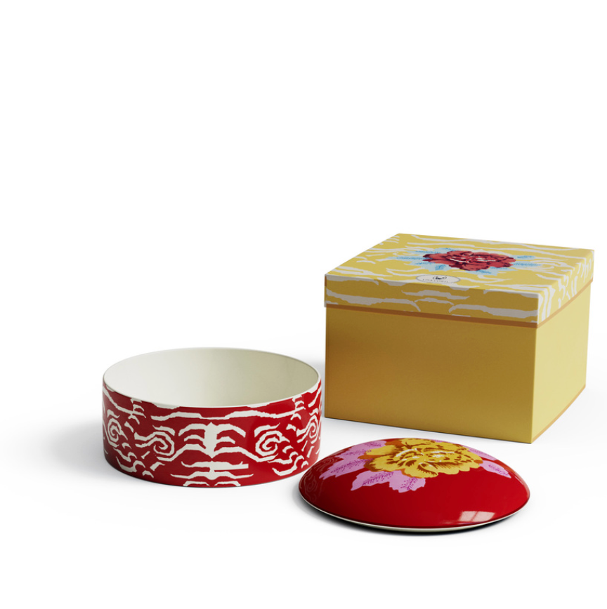 Indian Tiger - Jewelry Box - Red