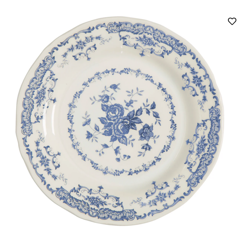 Rose - Breakfast plate - Blue - Ø 20.7 cm