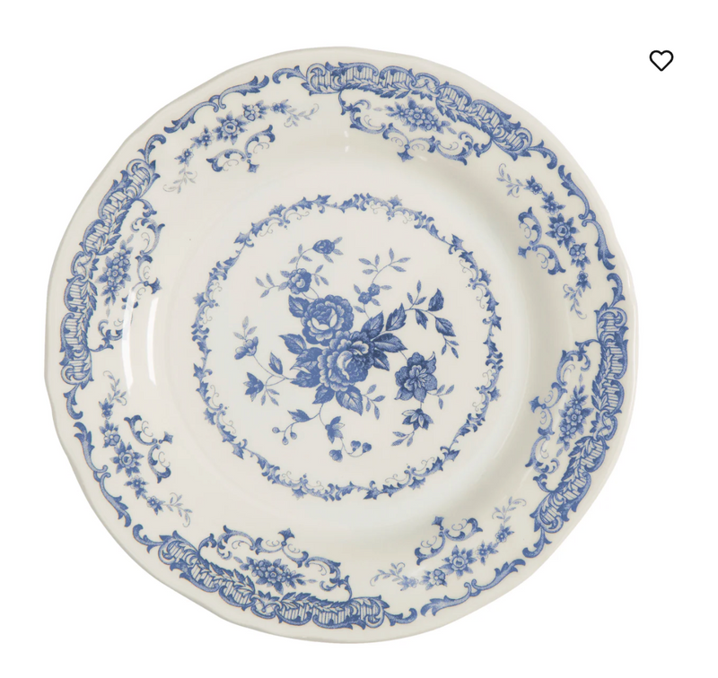 Rose - Ontbijtbord - Blauw - Ø 20.7 cm