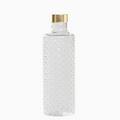 Glass bottle with cap - Transparent