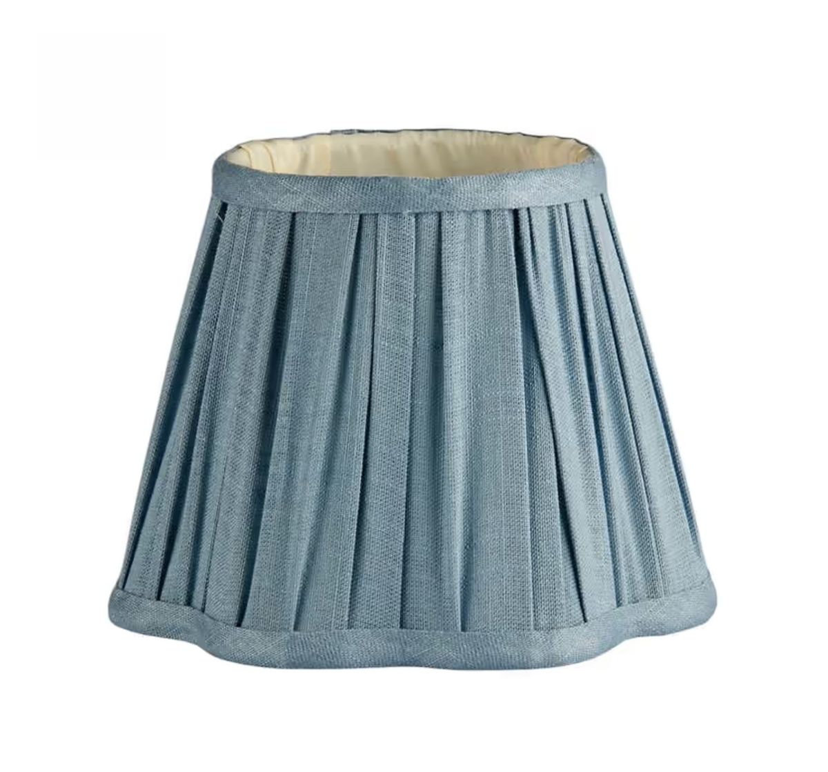 Scallop Lampshade – Chambray Blue (16 cm)