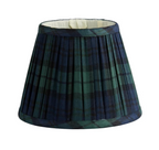 Lampenkap Empire – Navy Tartan (16 cm)