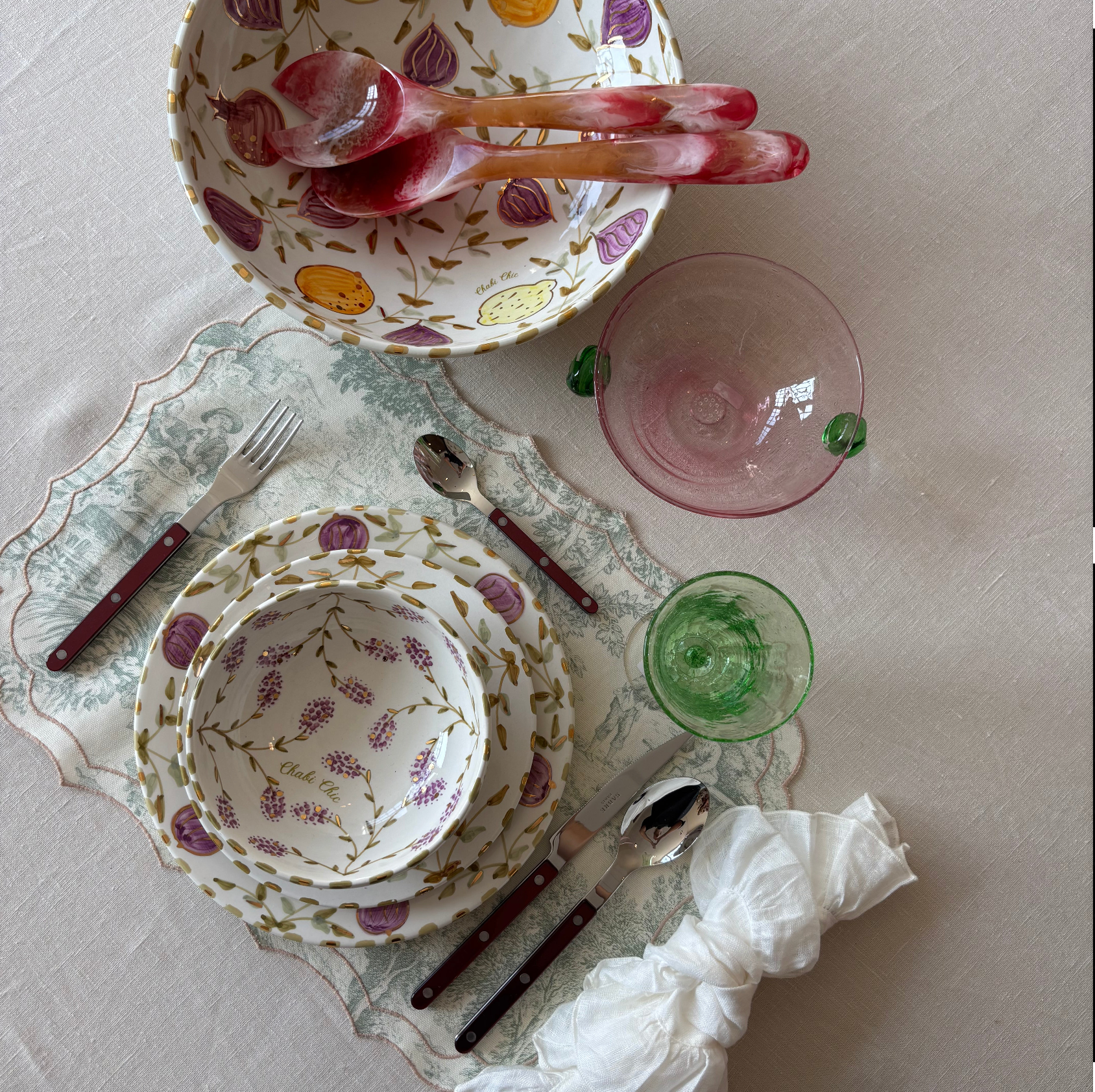 Gitane Linen Napkin – White