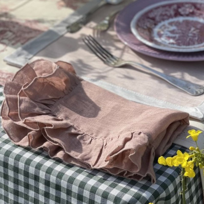 Gitane Linen Napkin – Pink