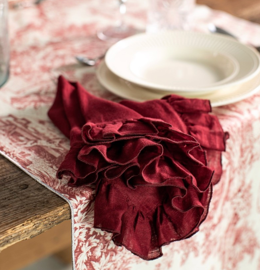 Gitane Linen Napkin – Red