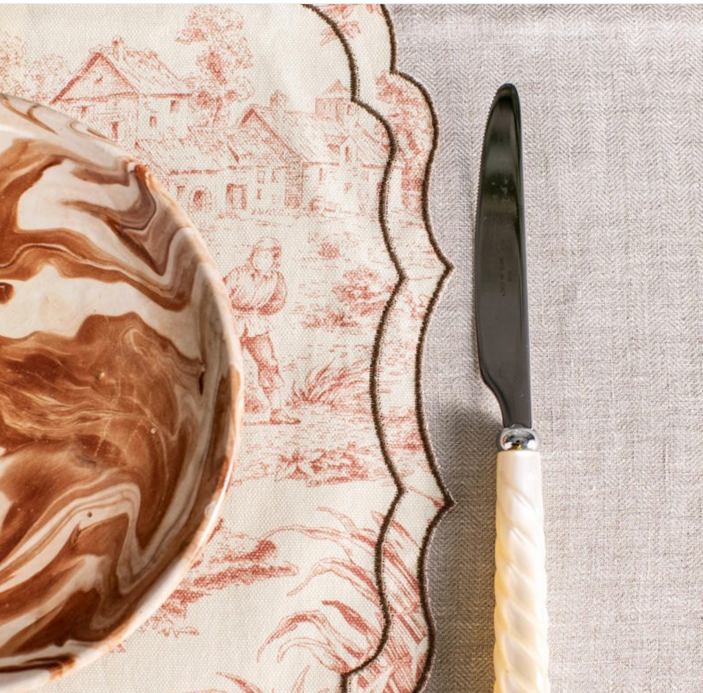 Stain-resistant Linen Placemat Firenze – 50x35 cm