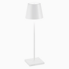 Tafellamp Poldina Wit – Draadloos & Dimbaar