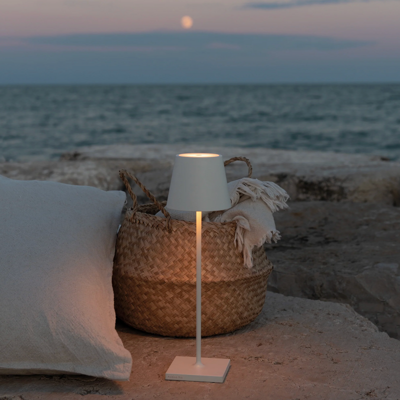 Draadloze oplaadbare lamp - Poldina - Wit