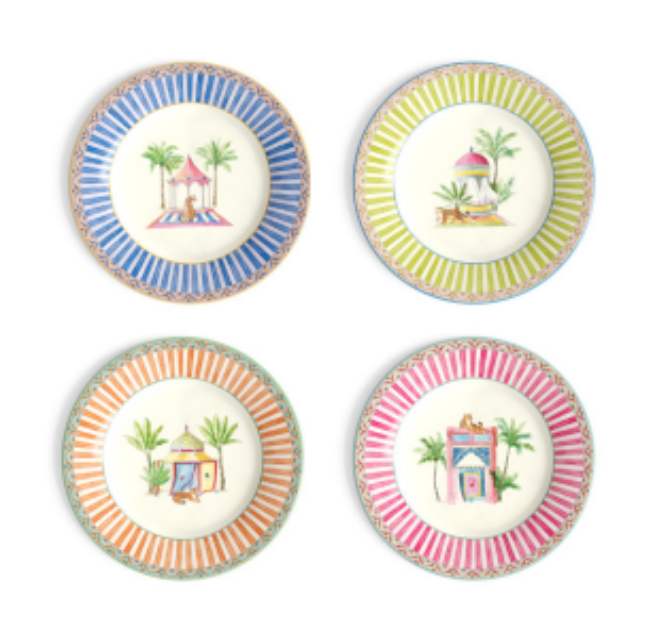Sariska - Set of 4 dessert plates