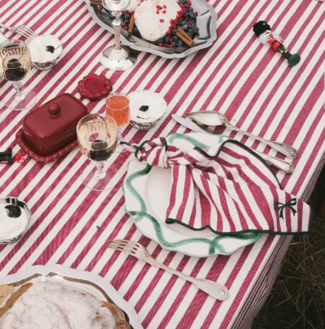 Stoffen Servetten – Noëline Burgundy (Set 2)